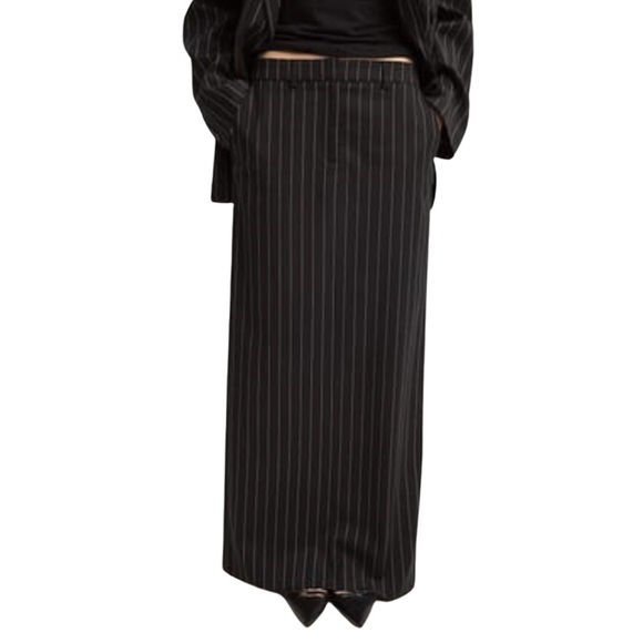 Na-Kd Dresses & Skirts - Striped Tailored Maxi Skirt